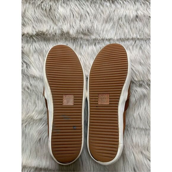 Frye Ivy Slip On Comfort Sneakers, Women's size 9M Cognac, Distressed leather - Picture 7 of 10